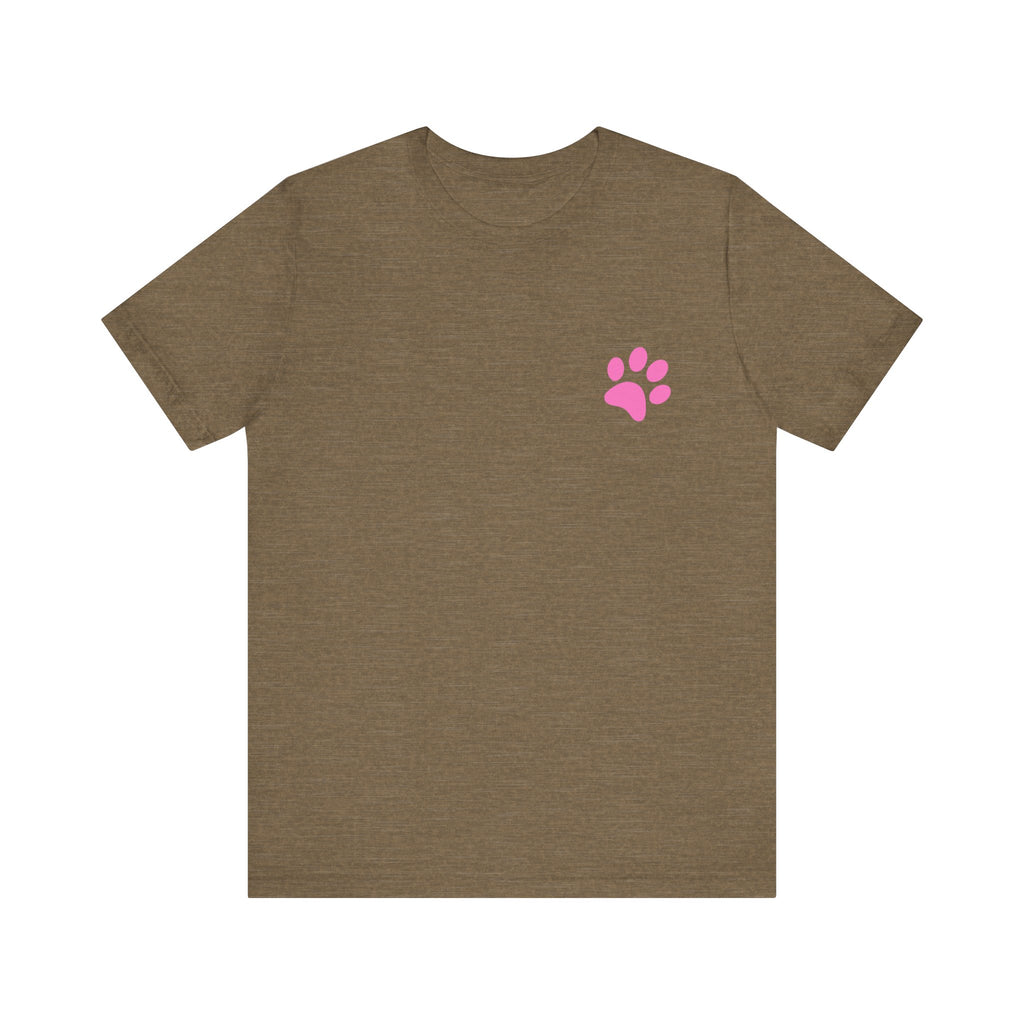 Respect Dogs With Muzzles T-Shirt | rosa Print | Tierschutz T-Shirt | T-Shirt Listenhund