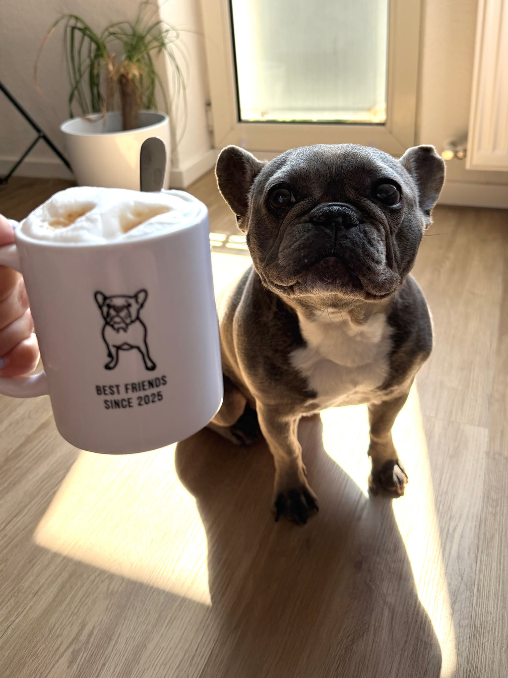 personalisierte Tasse | Coffee Date | Foto, Name, Jahr wählbar
