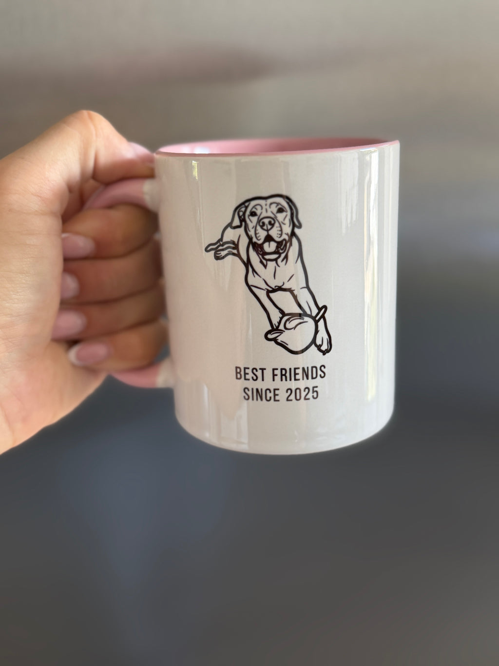 personalisierte Tasse | Coffee Date | Foto, Name, Jahr wählbar